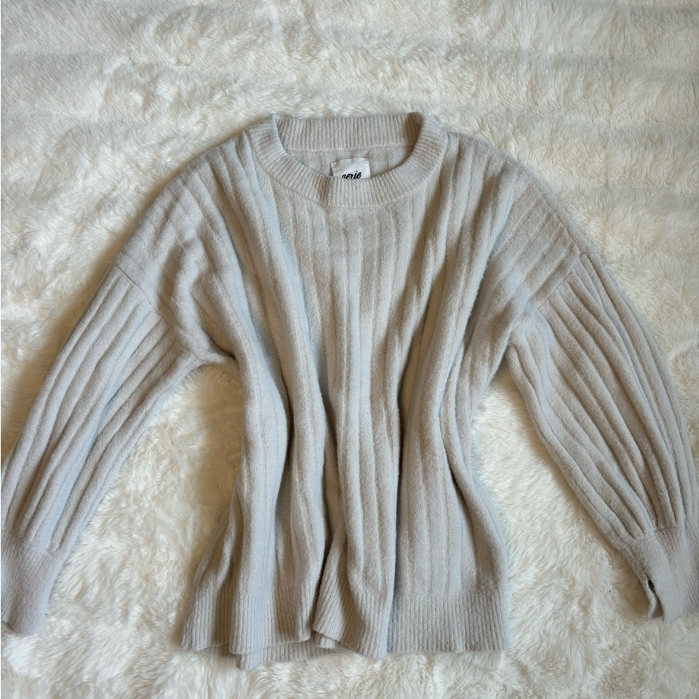 Aerie  Sweater with Ribbed Knit and Relaxed Fit